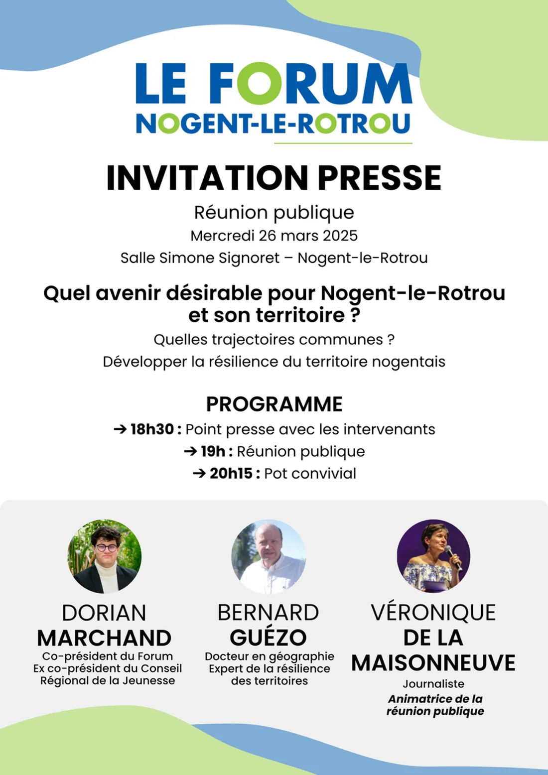 NOGENT-LE-ROTROU - Réunion publique : Quel avenir désirable pour Nogent-le-Rotrou 