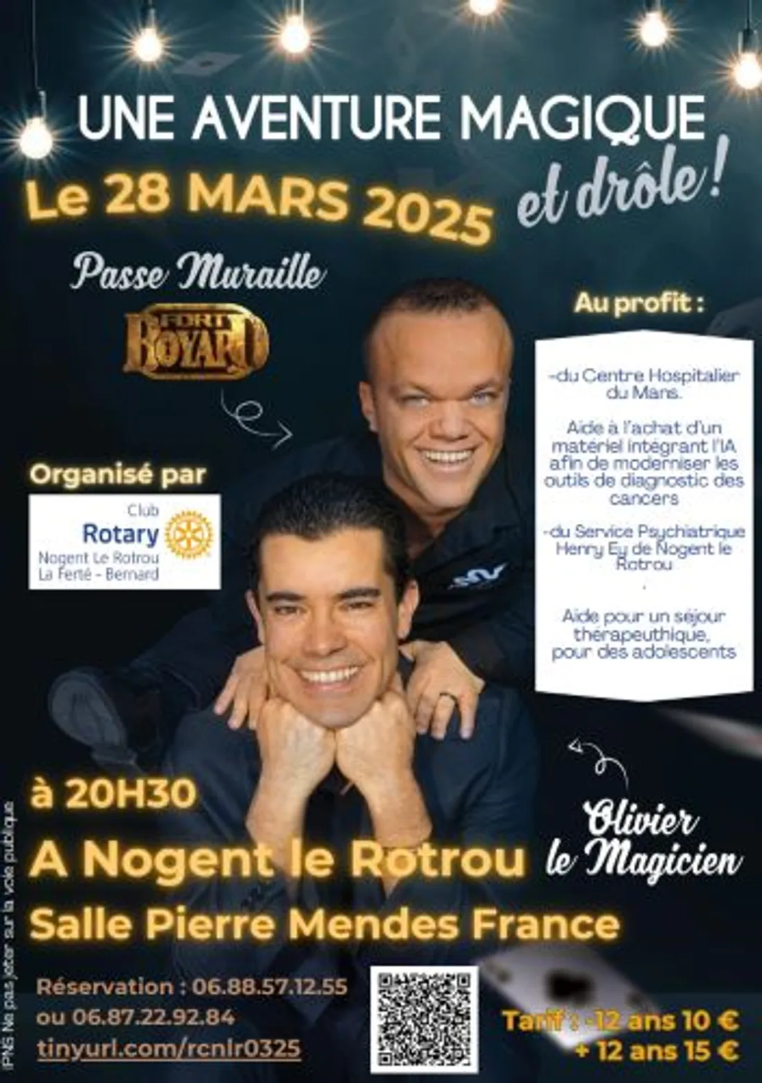 NOGENT-LE-ROTROU - Spectacle de magie au service de la solidarité