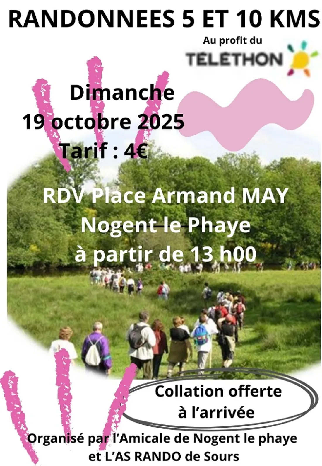 NOGENT-LE-PHAYE - Randonnée Téléthon 