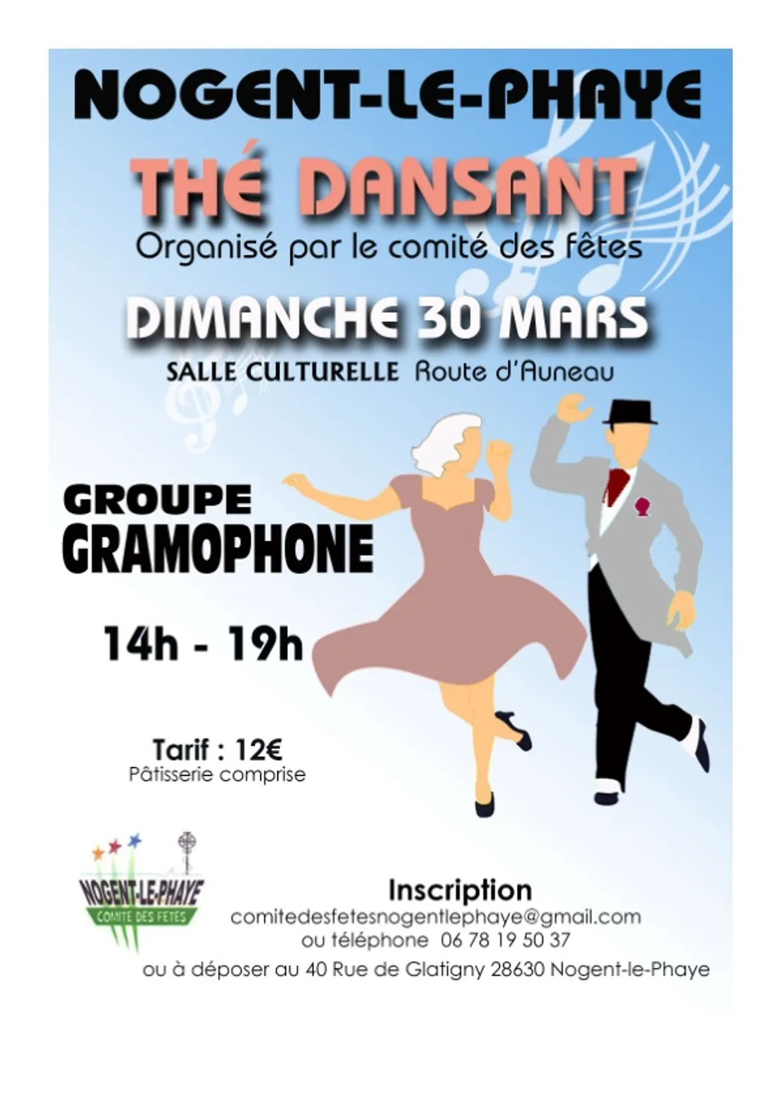 NOGENT-LE-PHAYE - Thé dansant du comité des fêtes
