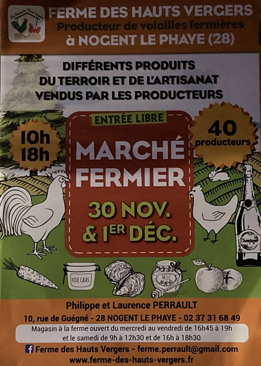 NOGENT-LE-PHAYE - Marché fermier à la Ferme des Hauts Vergers