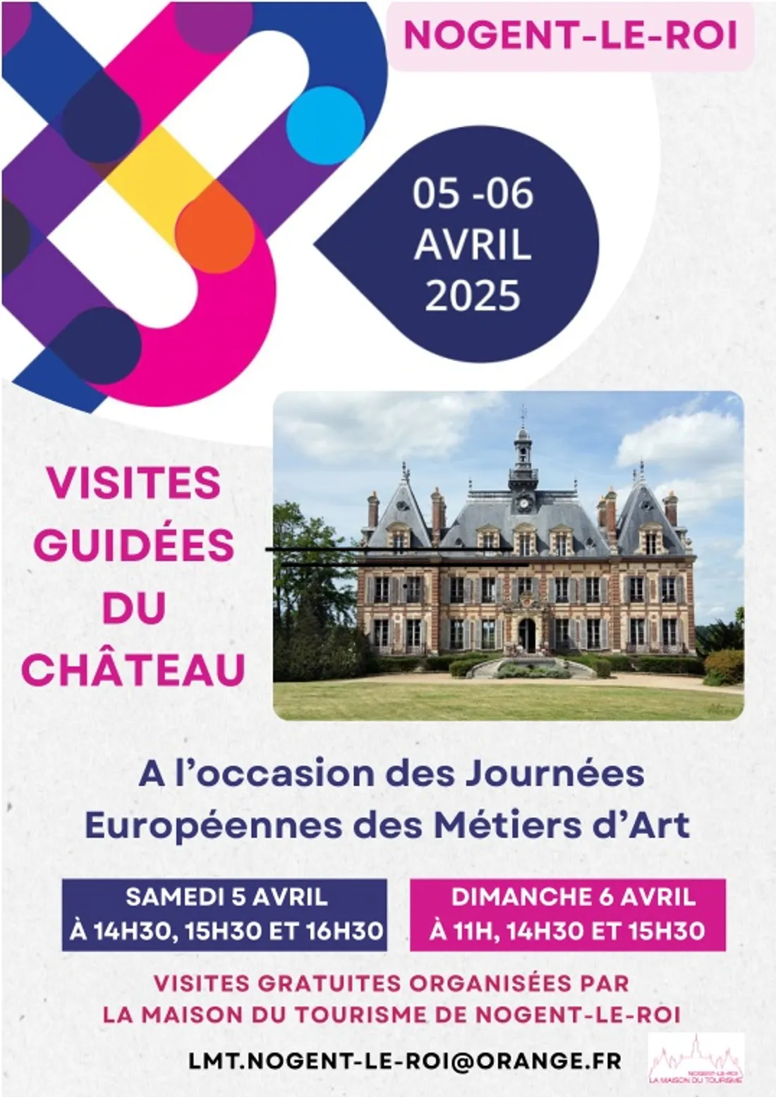 NOGENT-LE-ROI - Visite guidée du château