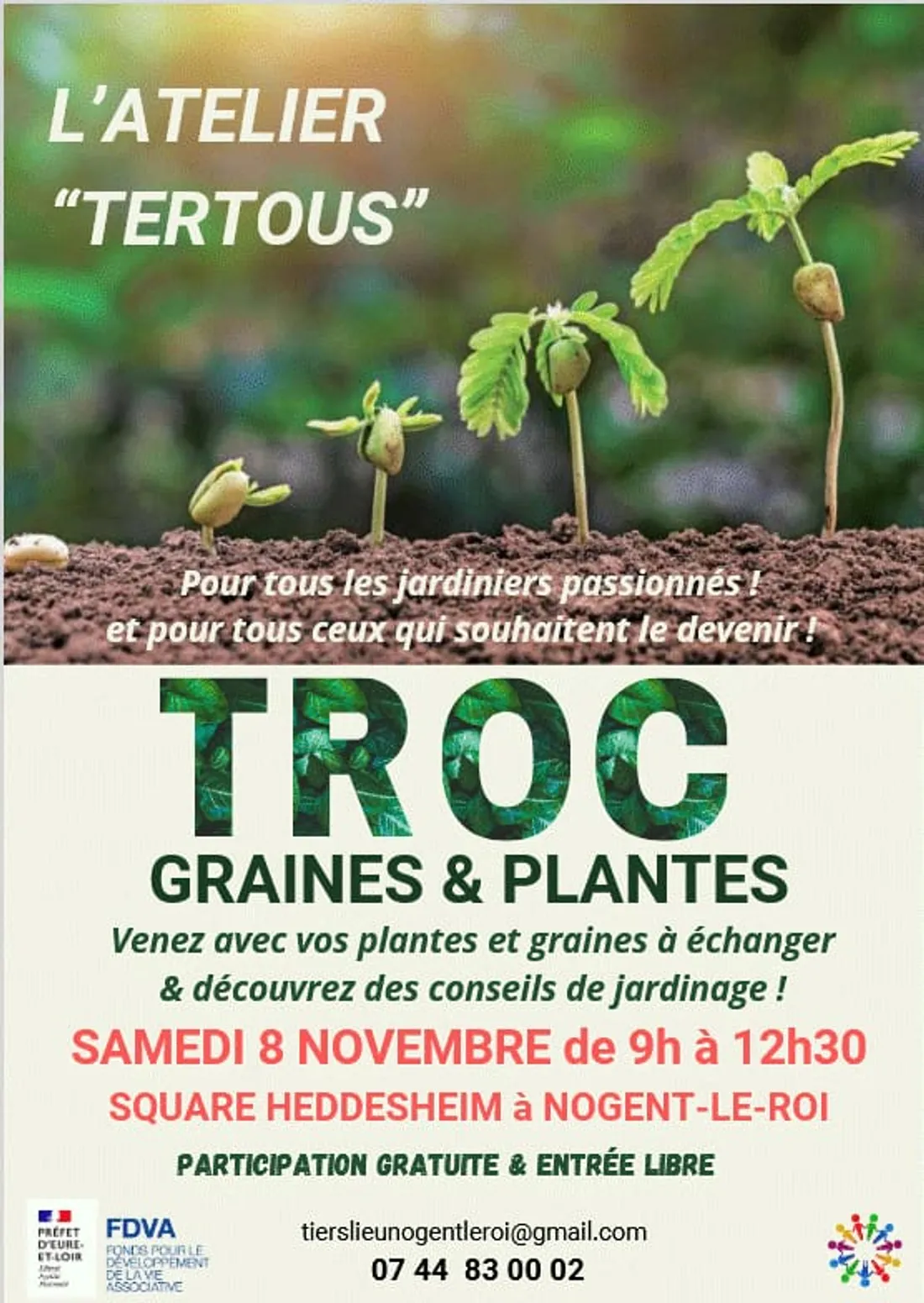 NOGENT-LE-ROI - Troc graines & plantes