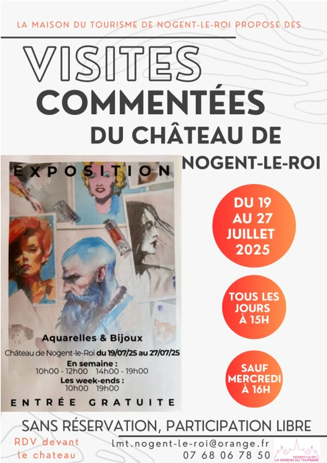 NOGENT-LE-ROI - Visite commentée du château