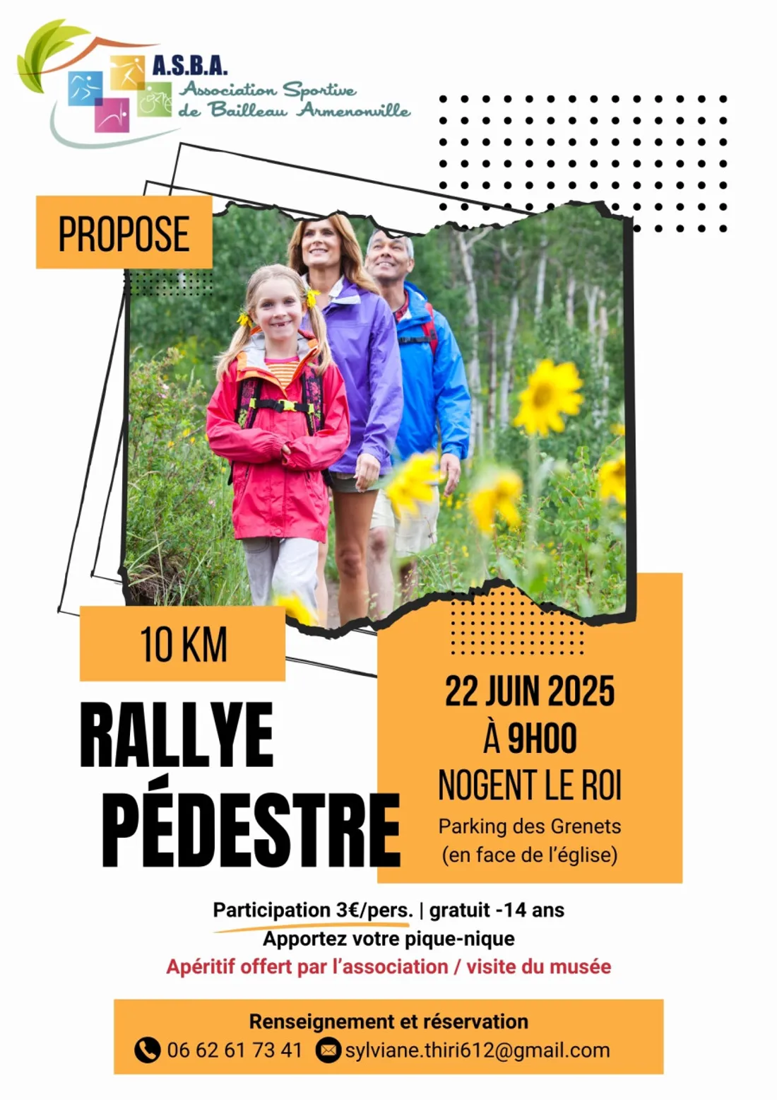 NOGENT-LE-ROI - Rallye pédestre de l'ASBA