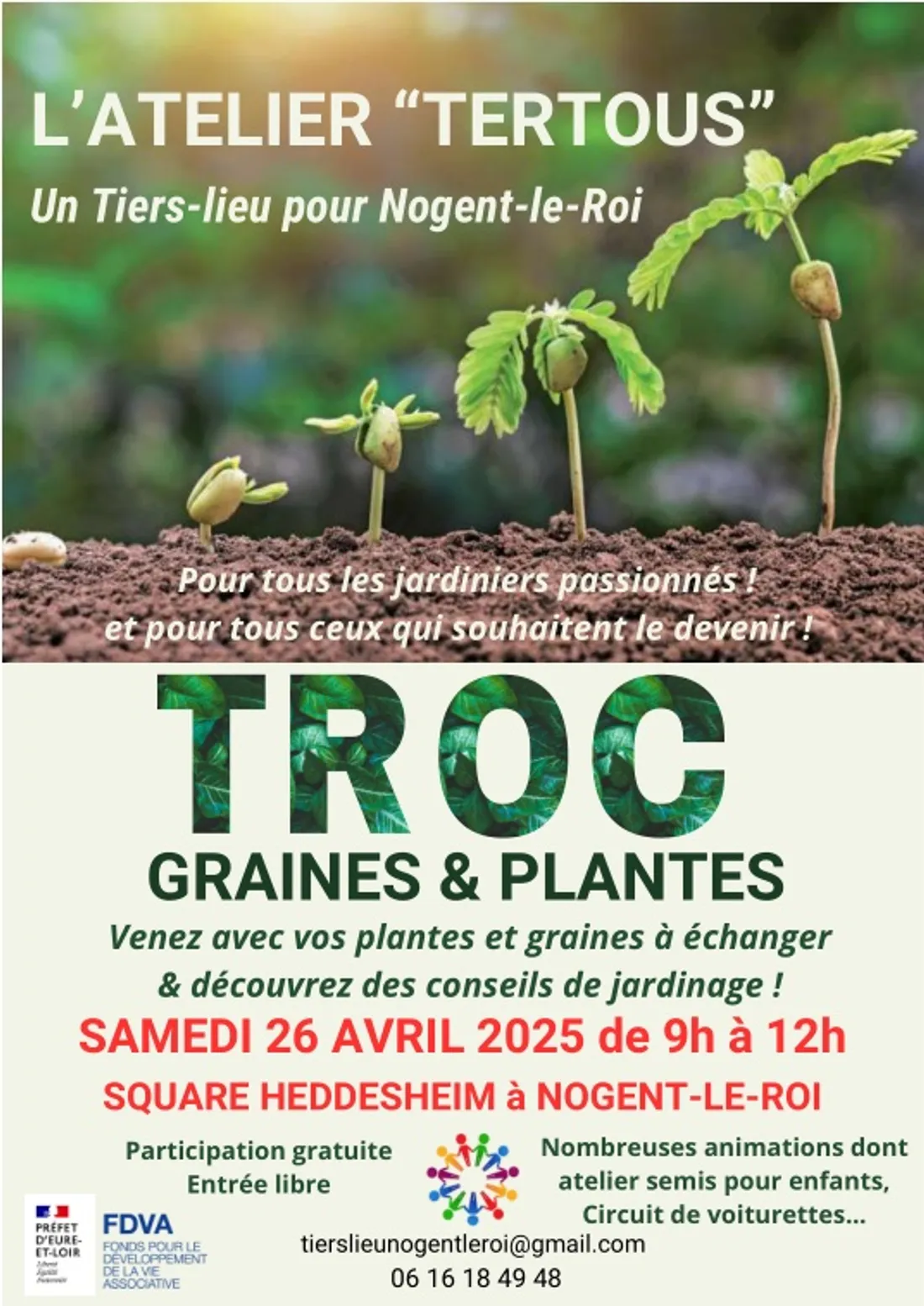 NOGENT-LE-ROI - Troc graines & plantes