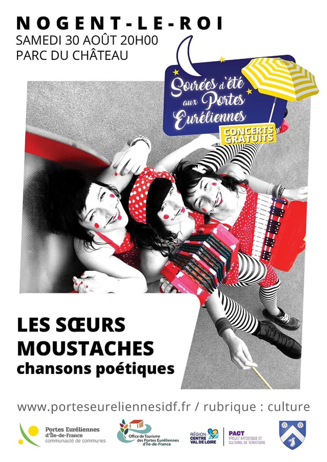 NOGENT-LE-ROI - Soirée d'été : Les Sœurs Moustache