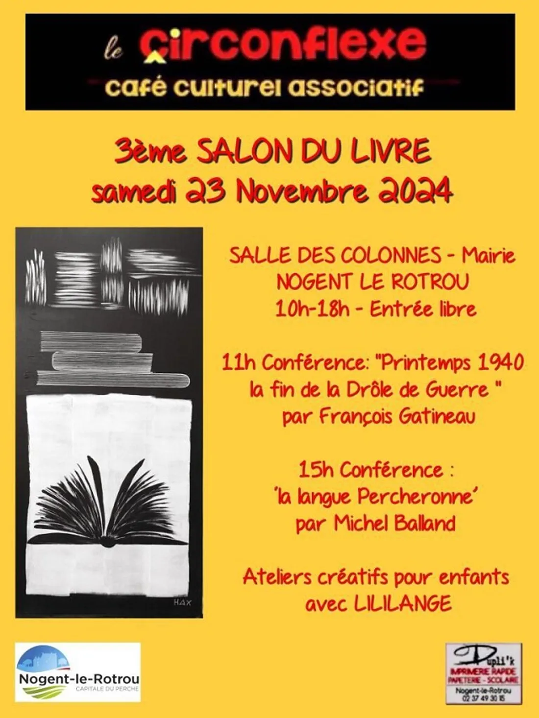 NOGENT-LE-ROTROU - Salon du livre