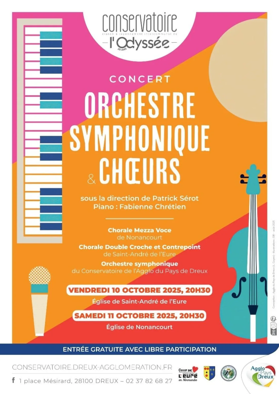 SAINT-ANDRÉ-DE-L'EURE (27) - Concert : Orchestre symphonique & Chœurs