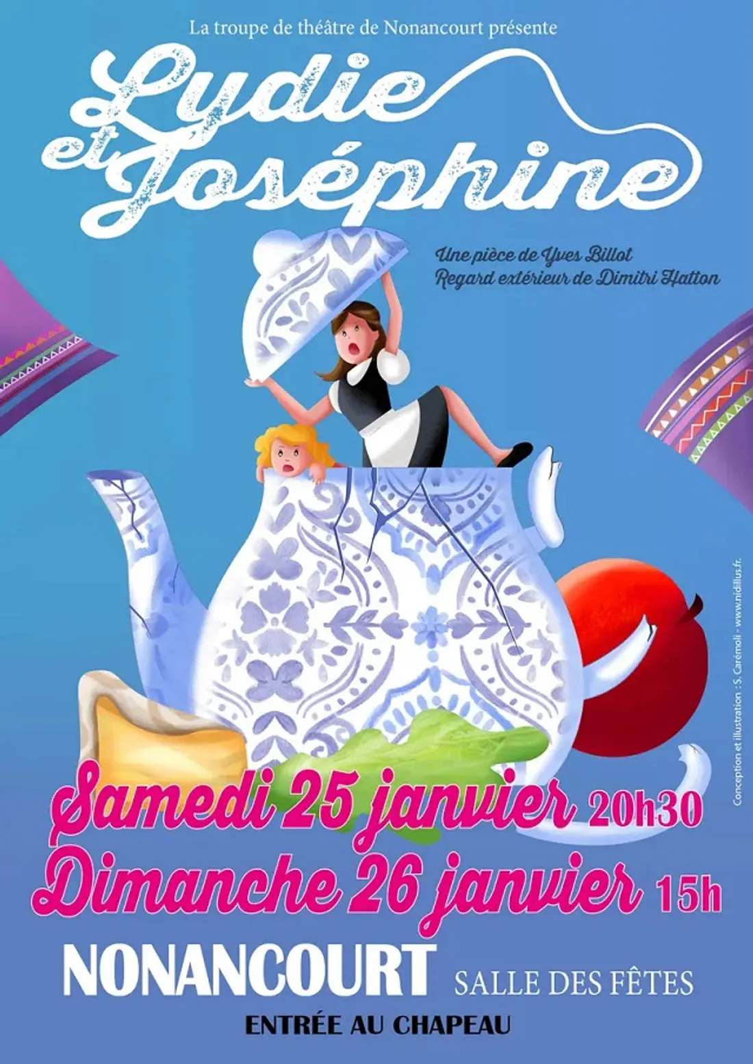 NONANCOURT (27) - Théâtre : Lydie et Joséphine