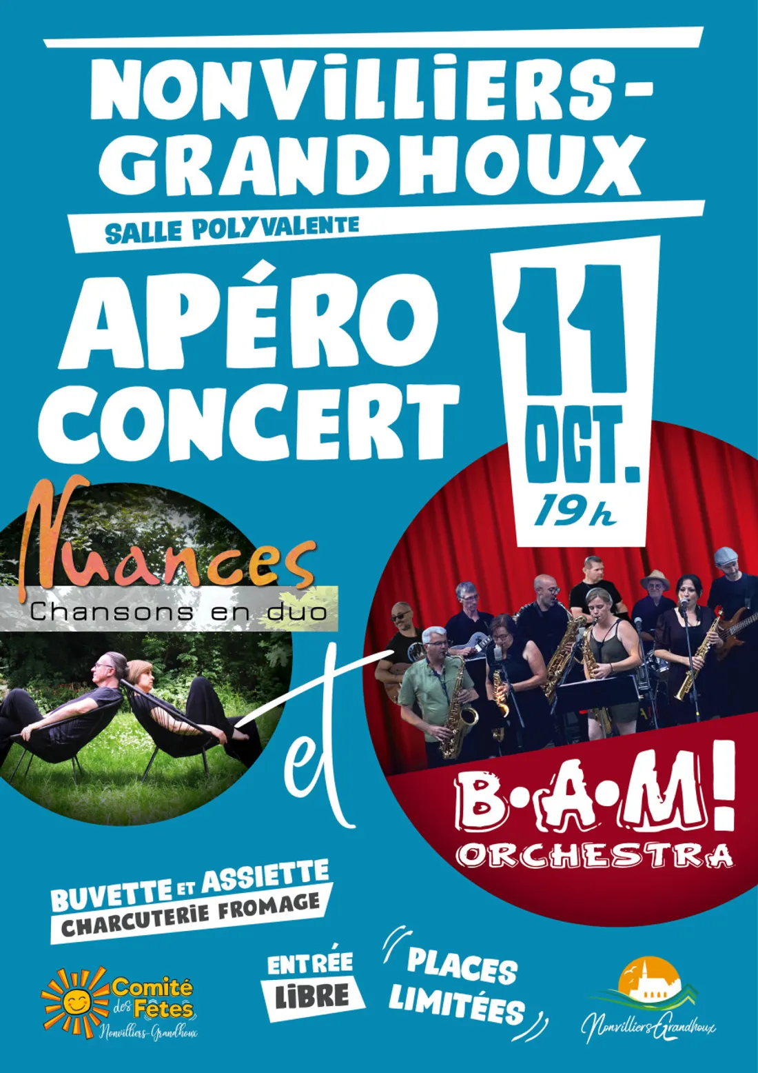 NONVILLIERS-GRANDHOUX - Apéro concert