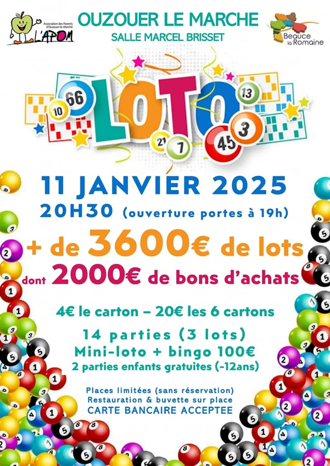 OUZOUER-LE-MARCHÉ (41) - Loto de l'APOM