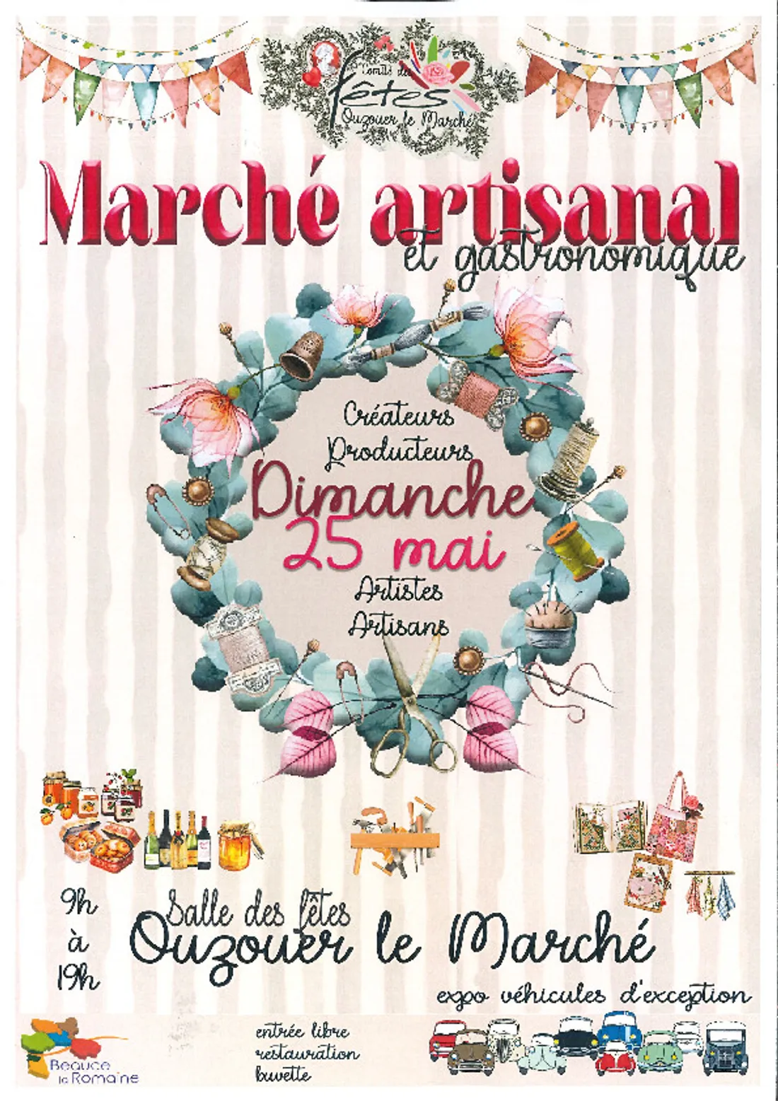 OUZOUER-LE-MARCHÉ (41) - Marché artisanal