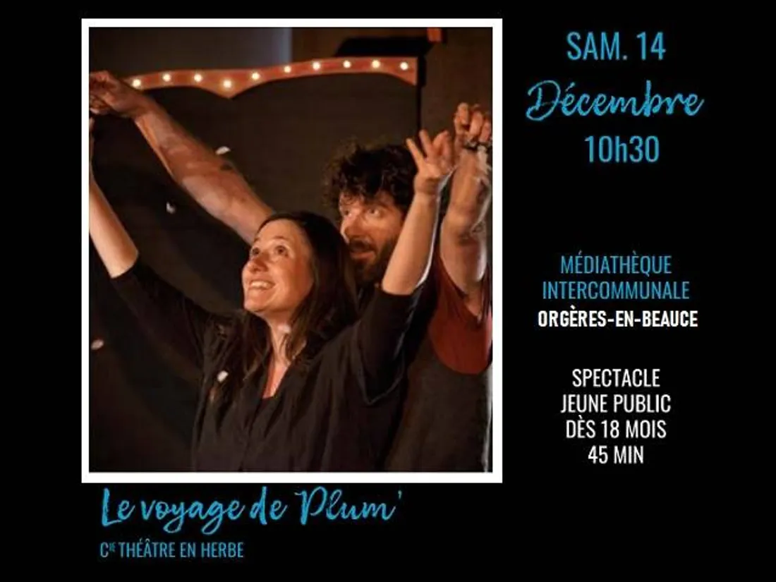 ORGÈRES-EN-BEAUCE - Spectacle : Le voyage de Plum'
