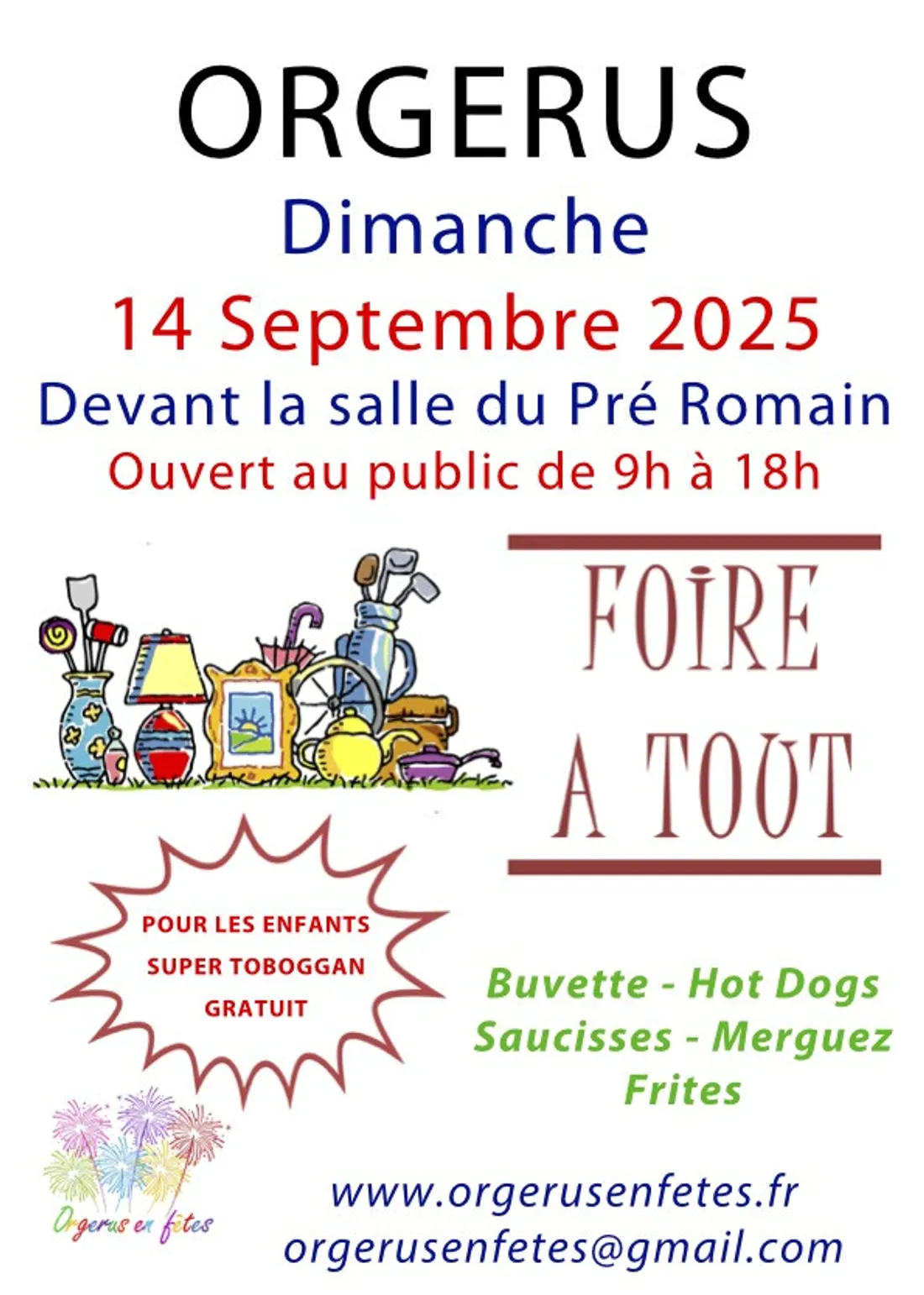 ORGERUS (78) - Foire à tout d'Orgerus en Fêtes