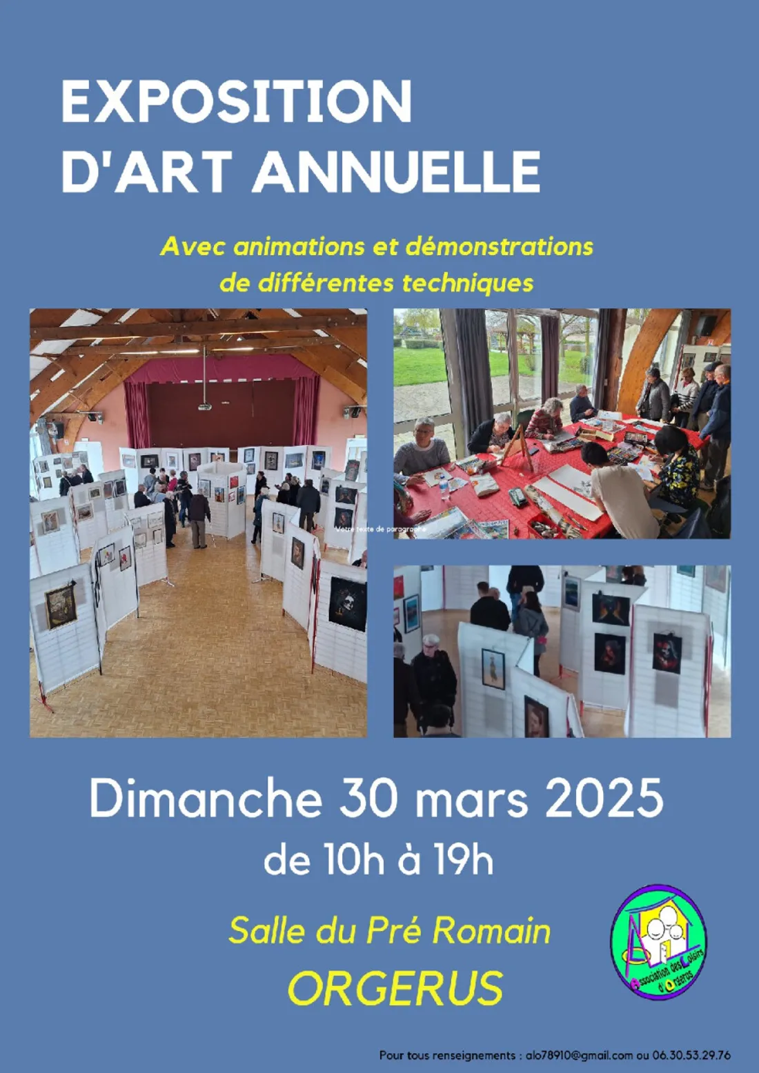 ORGERUS (78) - Exposition d'art annuelle
