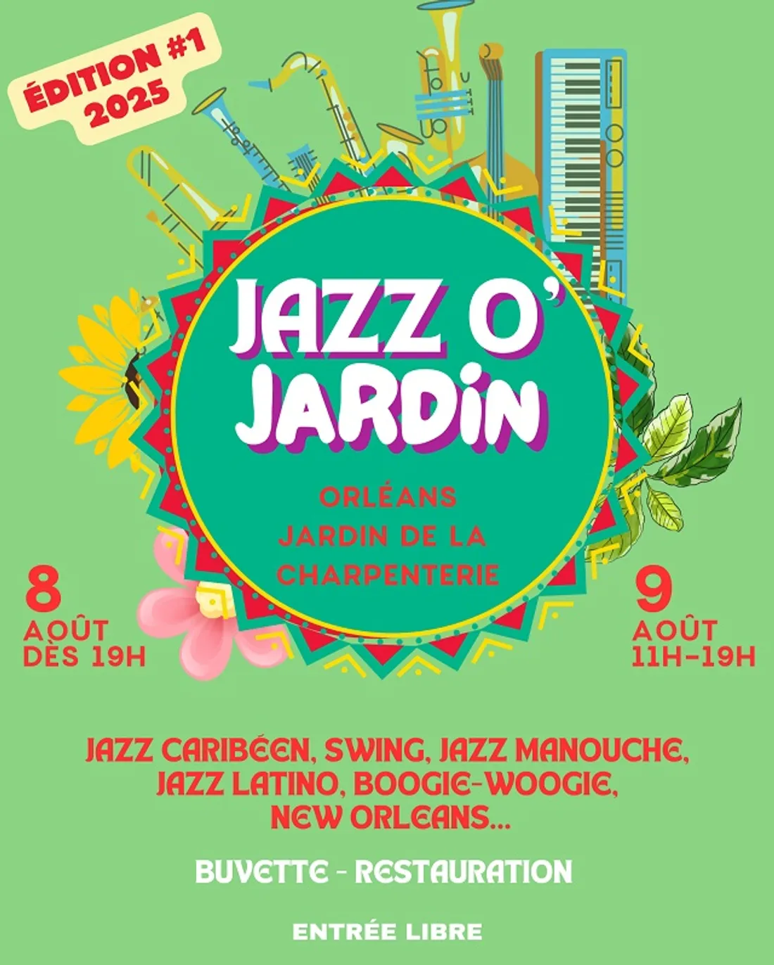 ORLÉANS (45) - Jazz O'Jardin