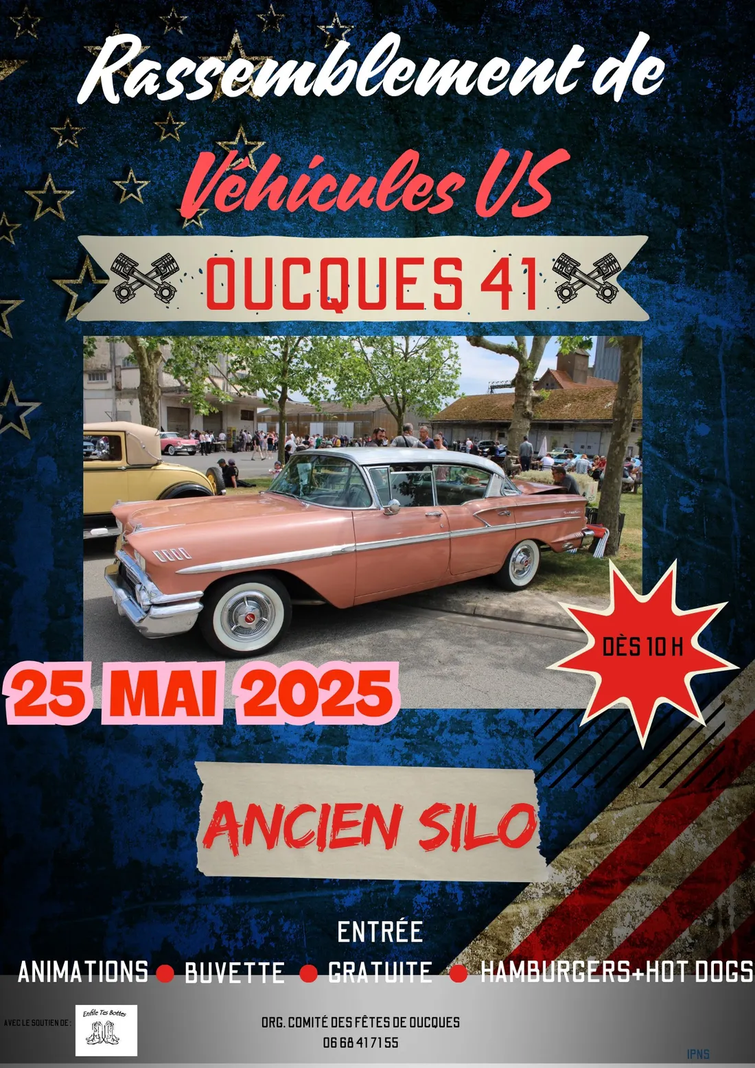 OUCQUES (41) - Rassemblement de véhicules US