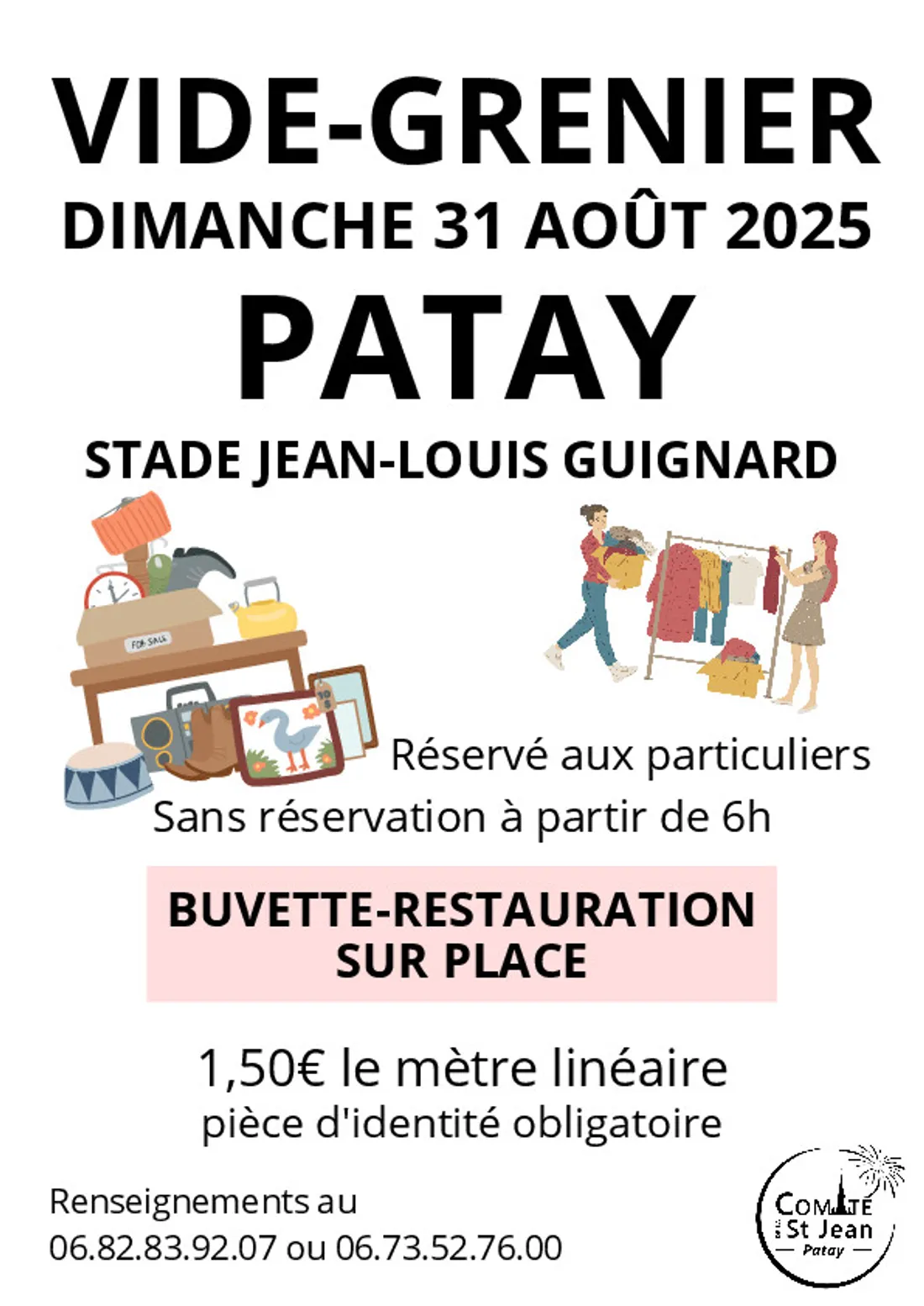 PATAY (45) - Vide-greniers du comité de la Saint-Jean