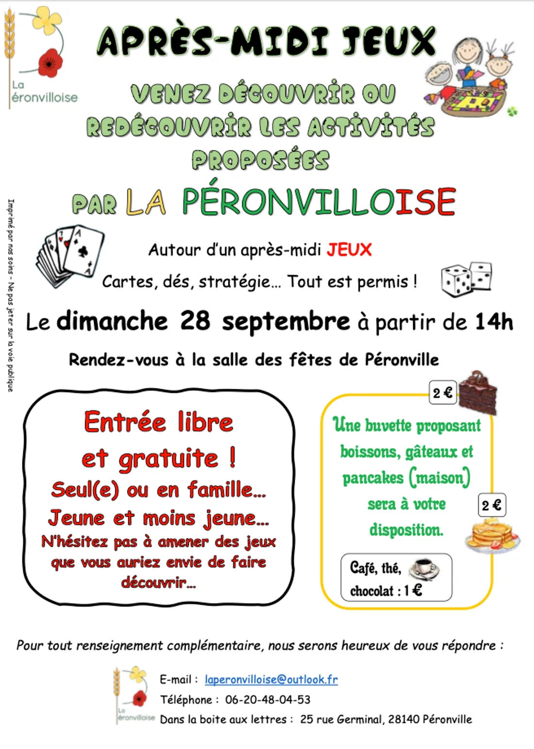PÉRONVILLE - Après-midi jeux de la Péronvilloise