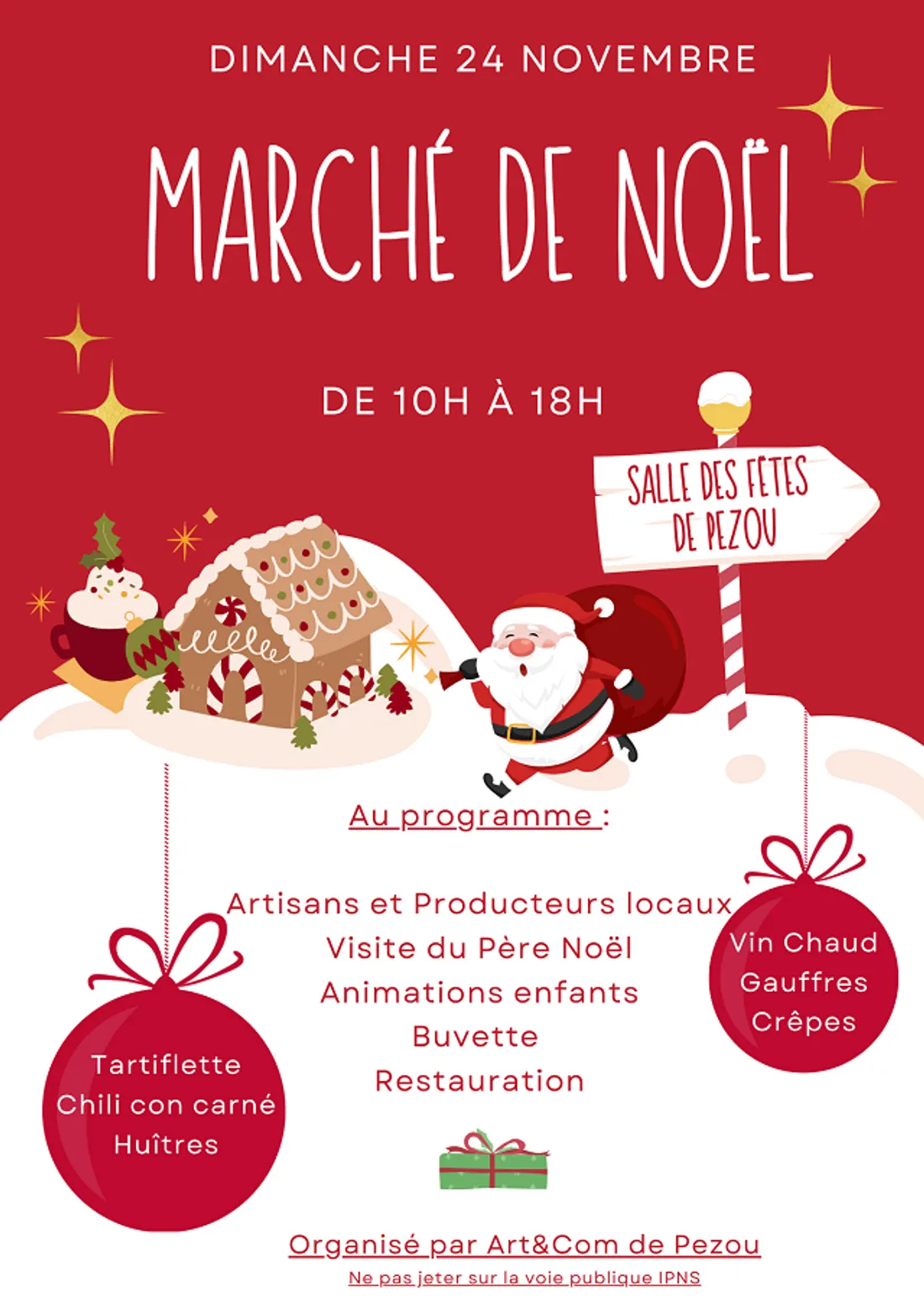 PEZOU (41) - Marché de Noël