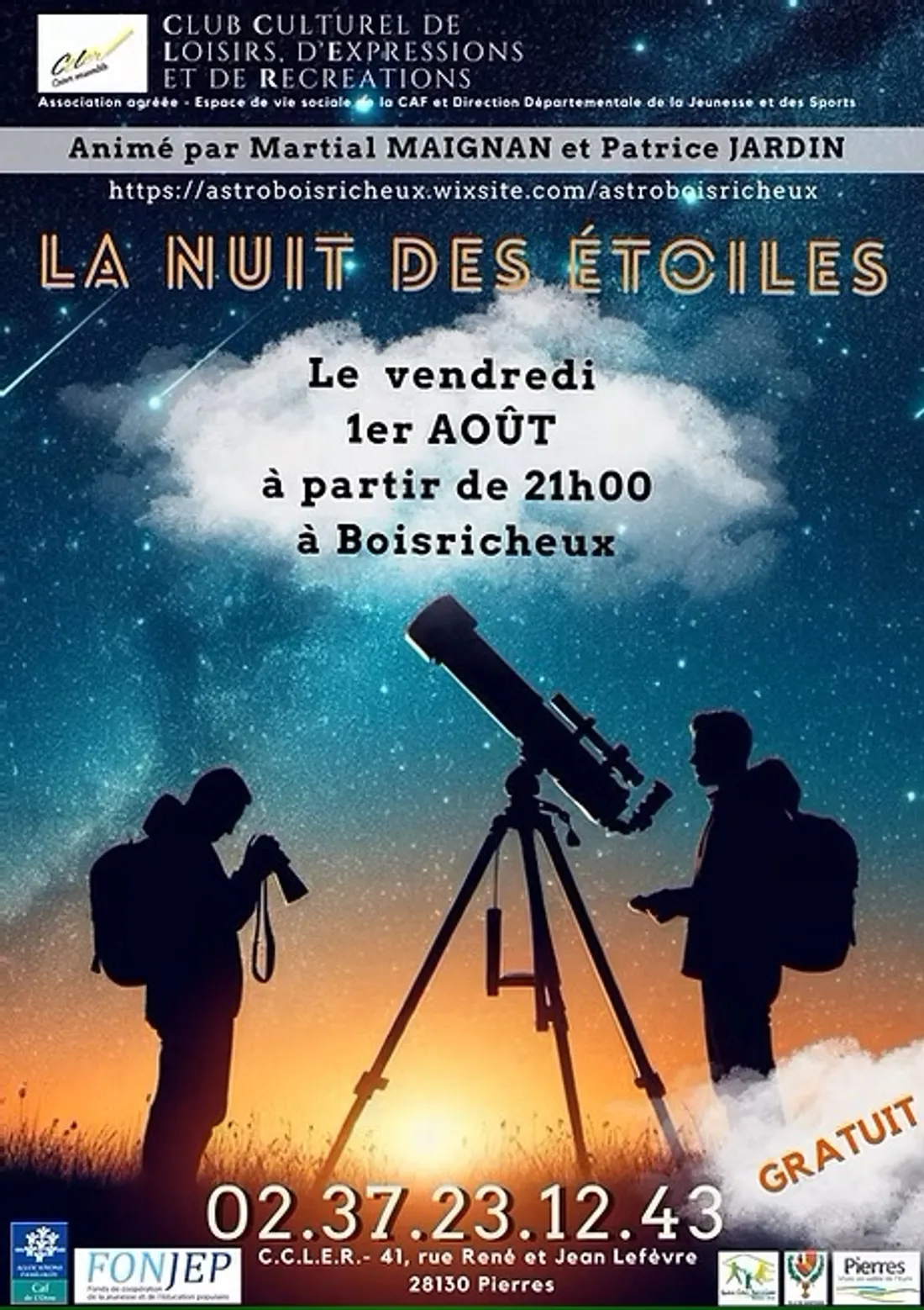 PIERRES - La nuit des étoiles