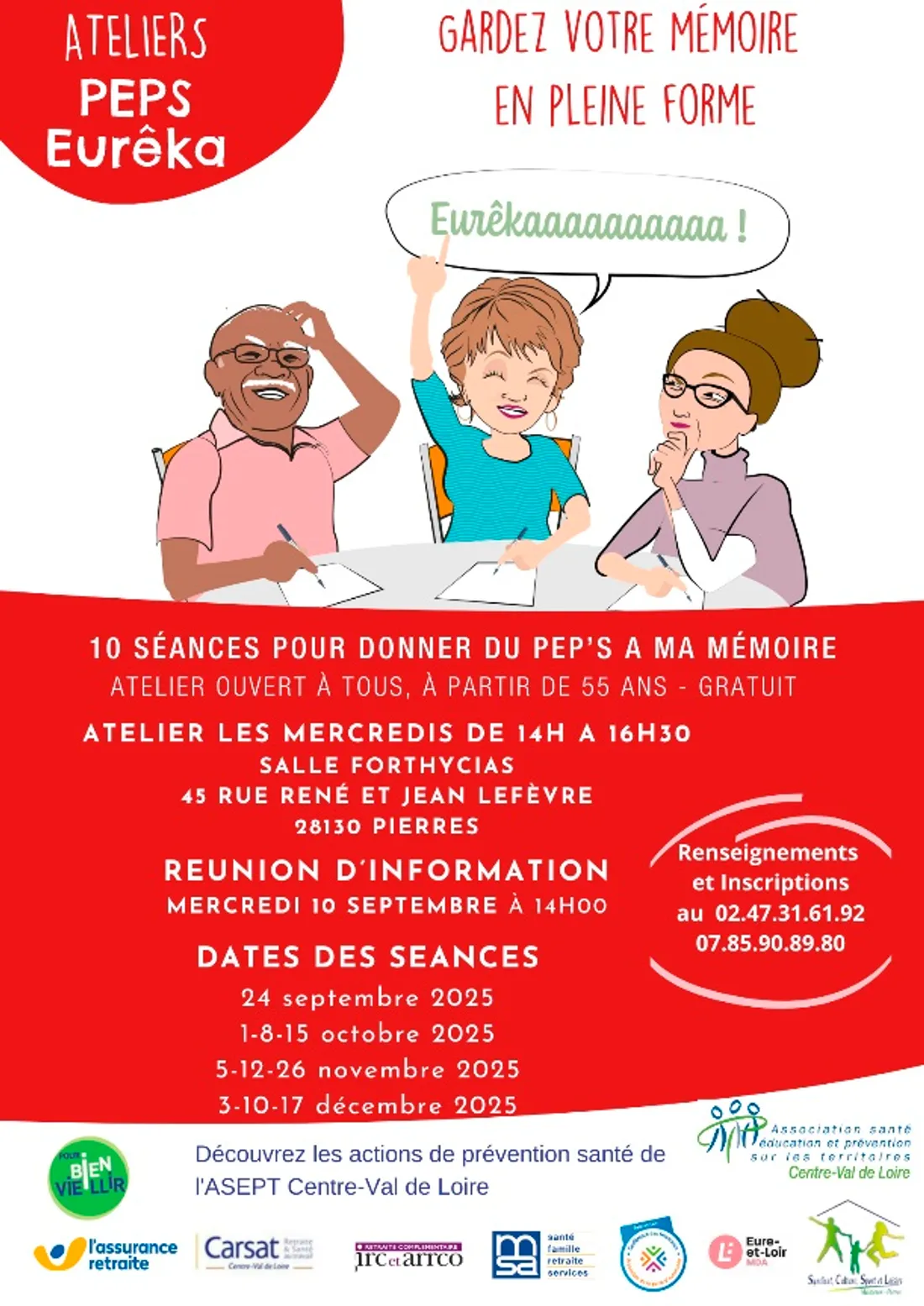 PIERRES - Ateliers Peps Euréka, réunion d'information