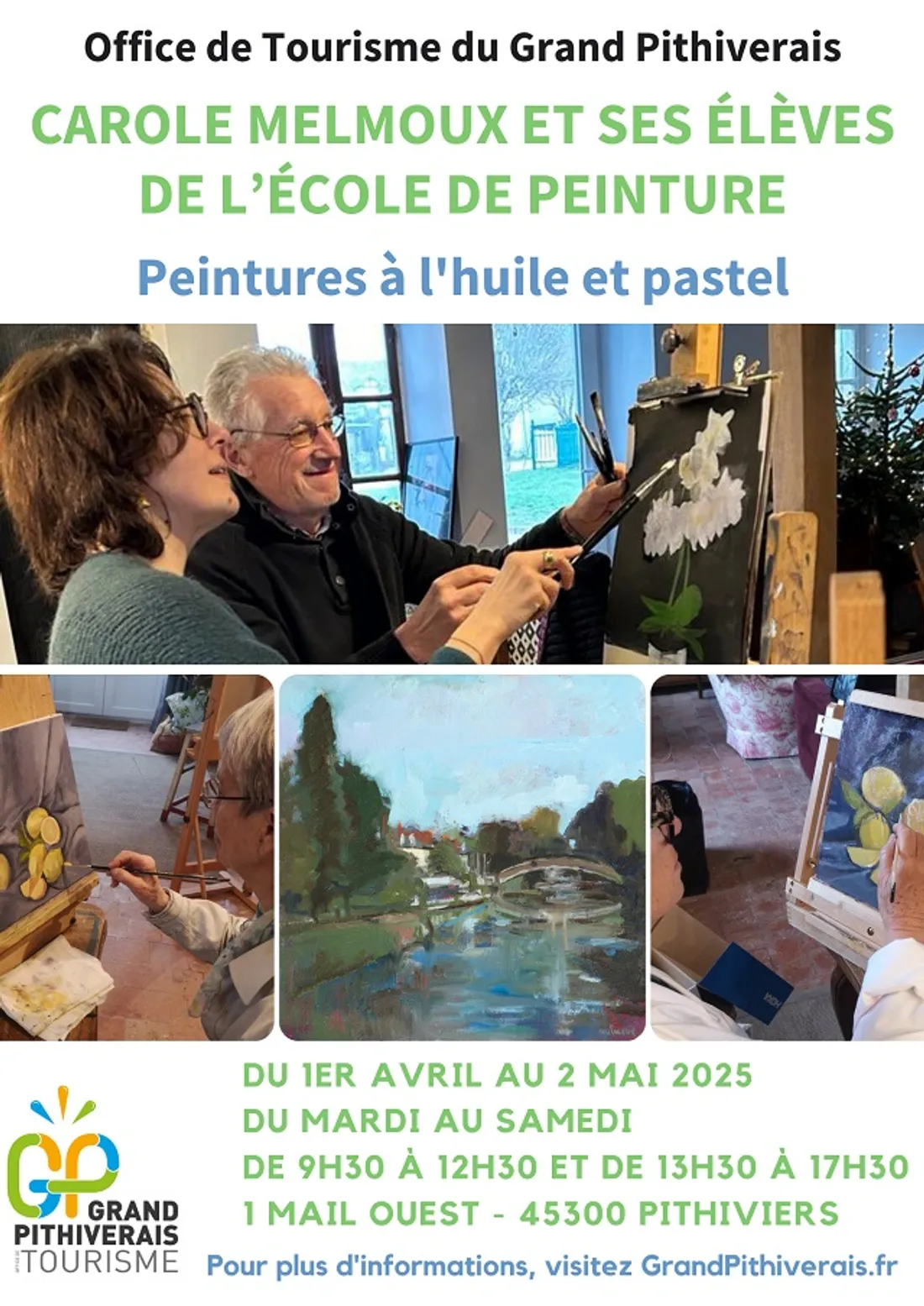 PITHIVIERS (45) - Exposition : Carole Melmoux et ses élèves de l'école de peinture