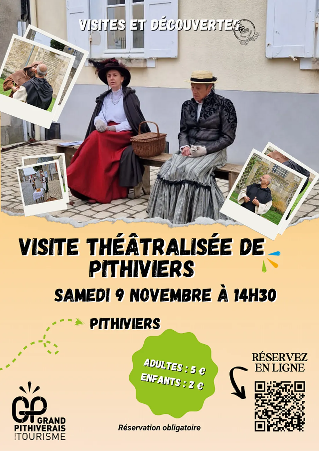 PITHIVIERS (45) - Visite théâtralisée de la ville
