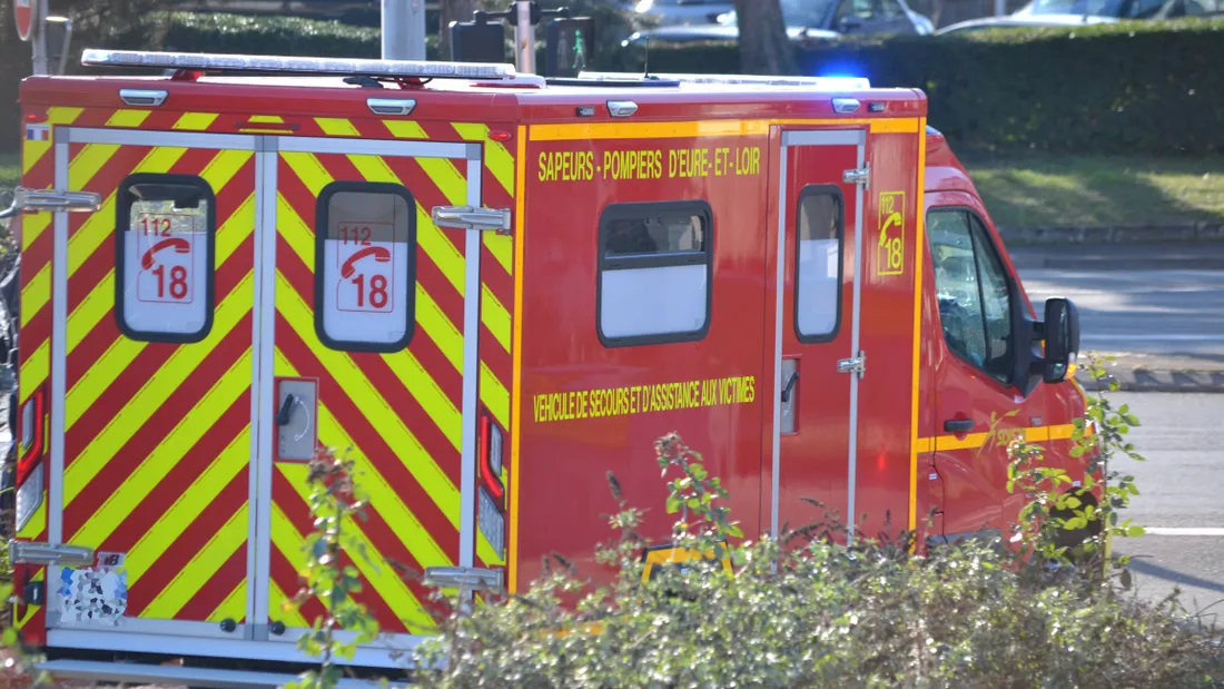 ambulance pompiers VSAV route