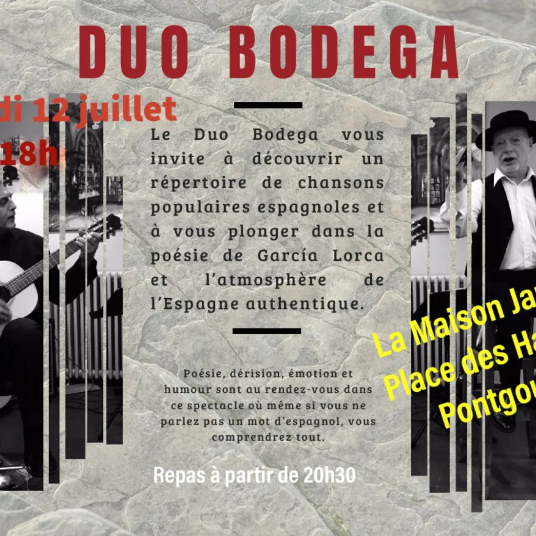 PONTGOUIN - Concert : Duo Bodega
