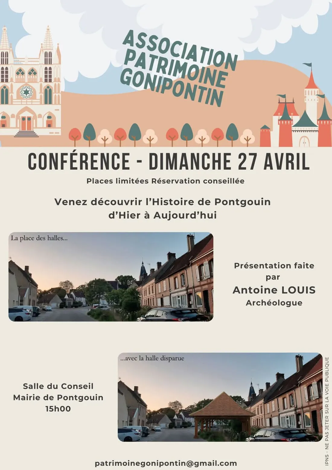 PONTGOUIN - Conférence : Histoire de Pontgouin d'Hier à aujourd'hui