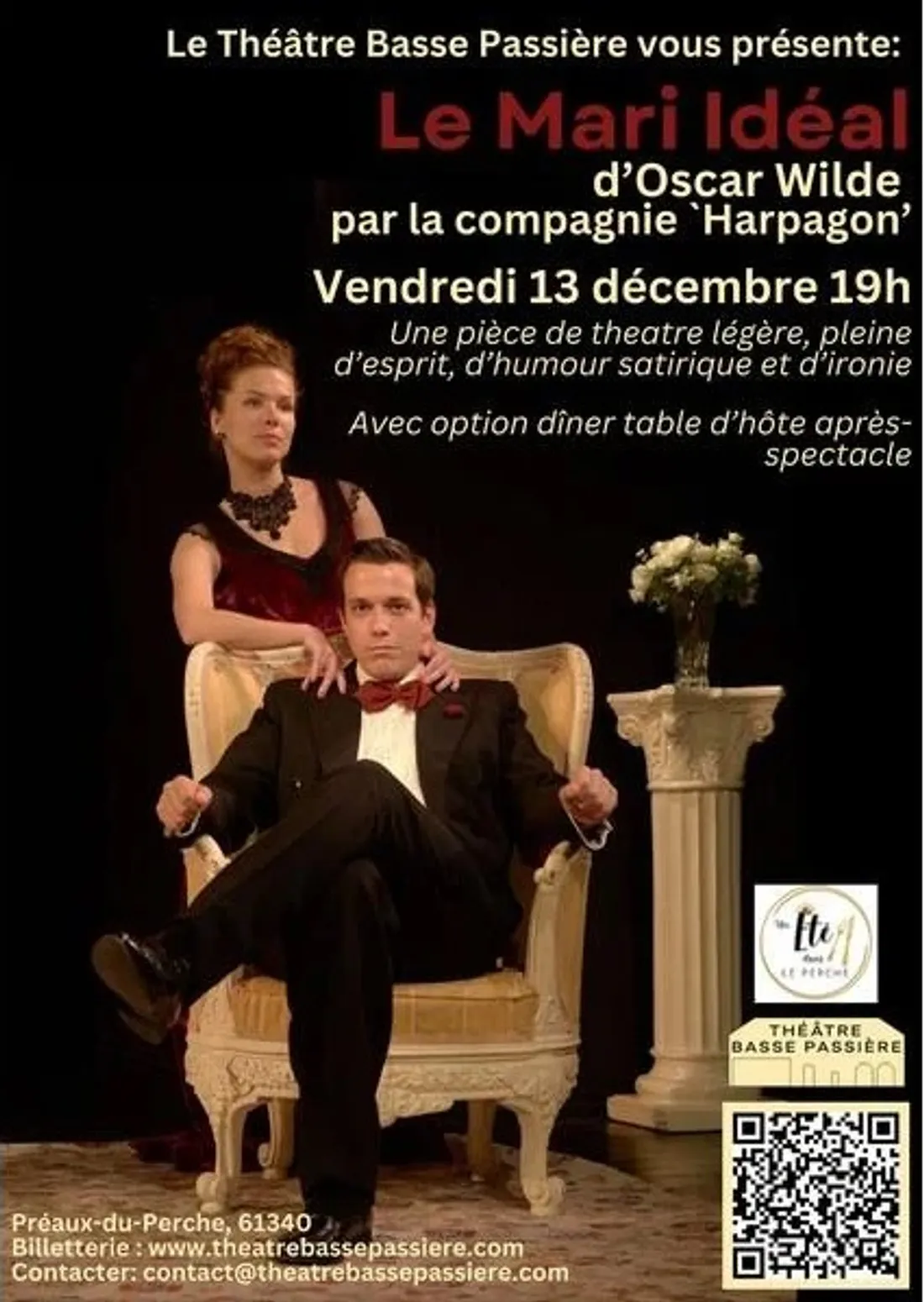 PRÉAUX-DU-PERCHE (61) - Théâtre : Le mari idéal