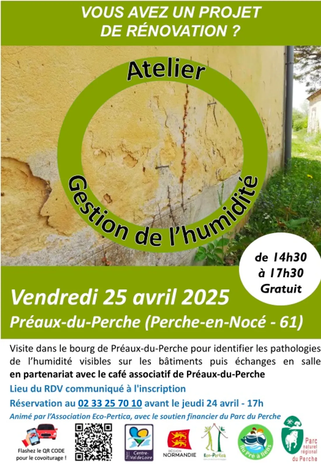 PRÉAUX-DU-PERCHE (61) - Atelier gestion de l'humidité dans l'habitat