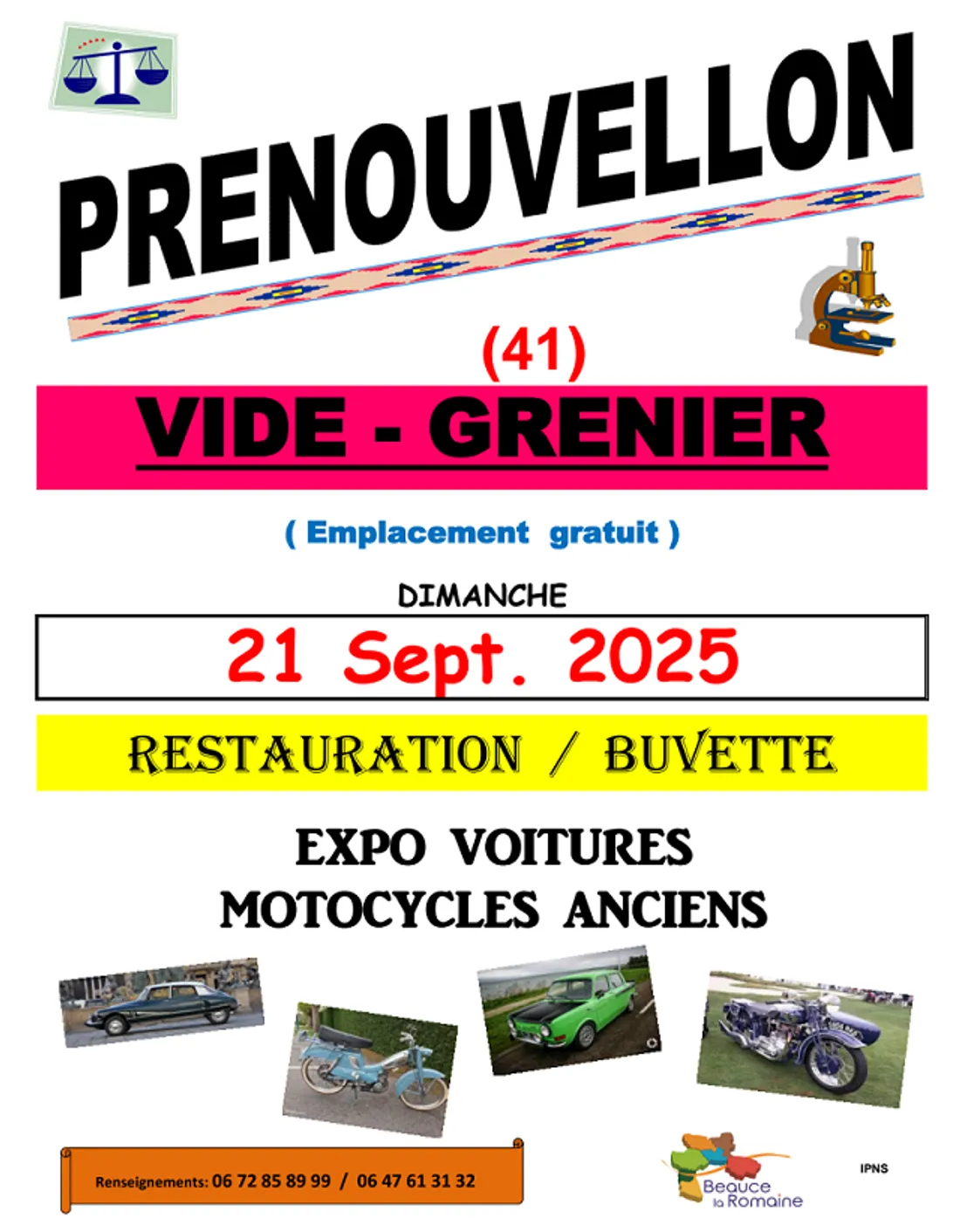 PRÉNOUVELLON (41) - Vide-greniers du comité des fêtes