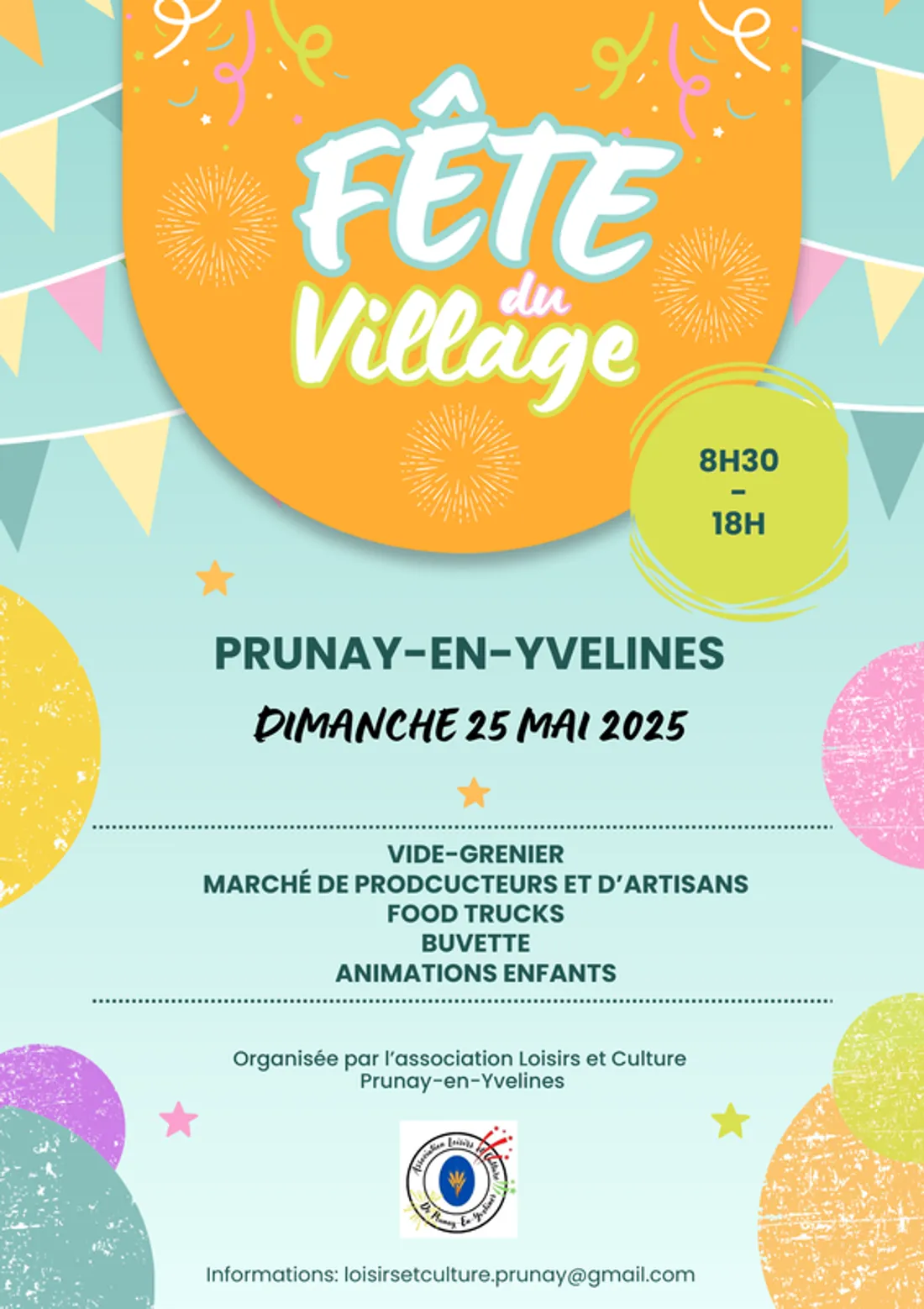 PRUNAY-EN-YVELINES (78) - Vide-greniers et fête du village