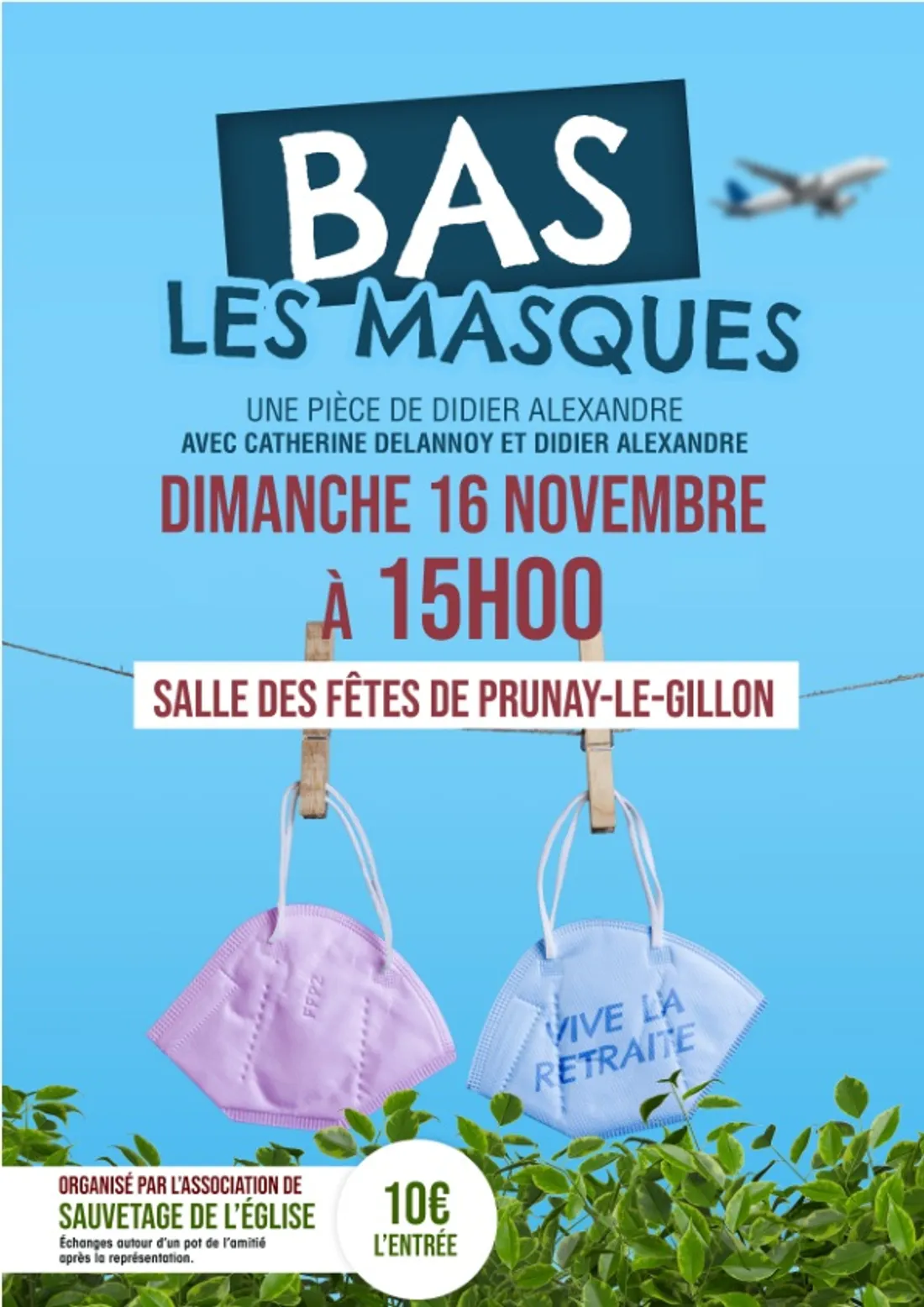 PRUNAY-LE-GILLON - Théâtre : Bas les Masques