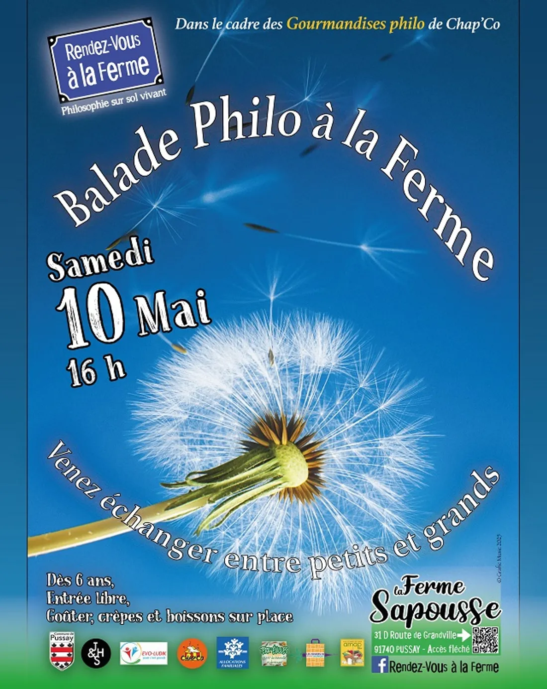 PUSSAY (91) - Balade philo à la ferme