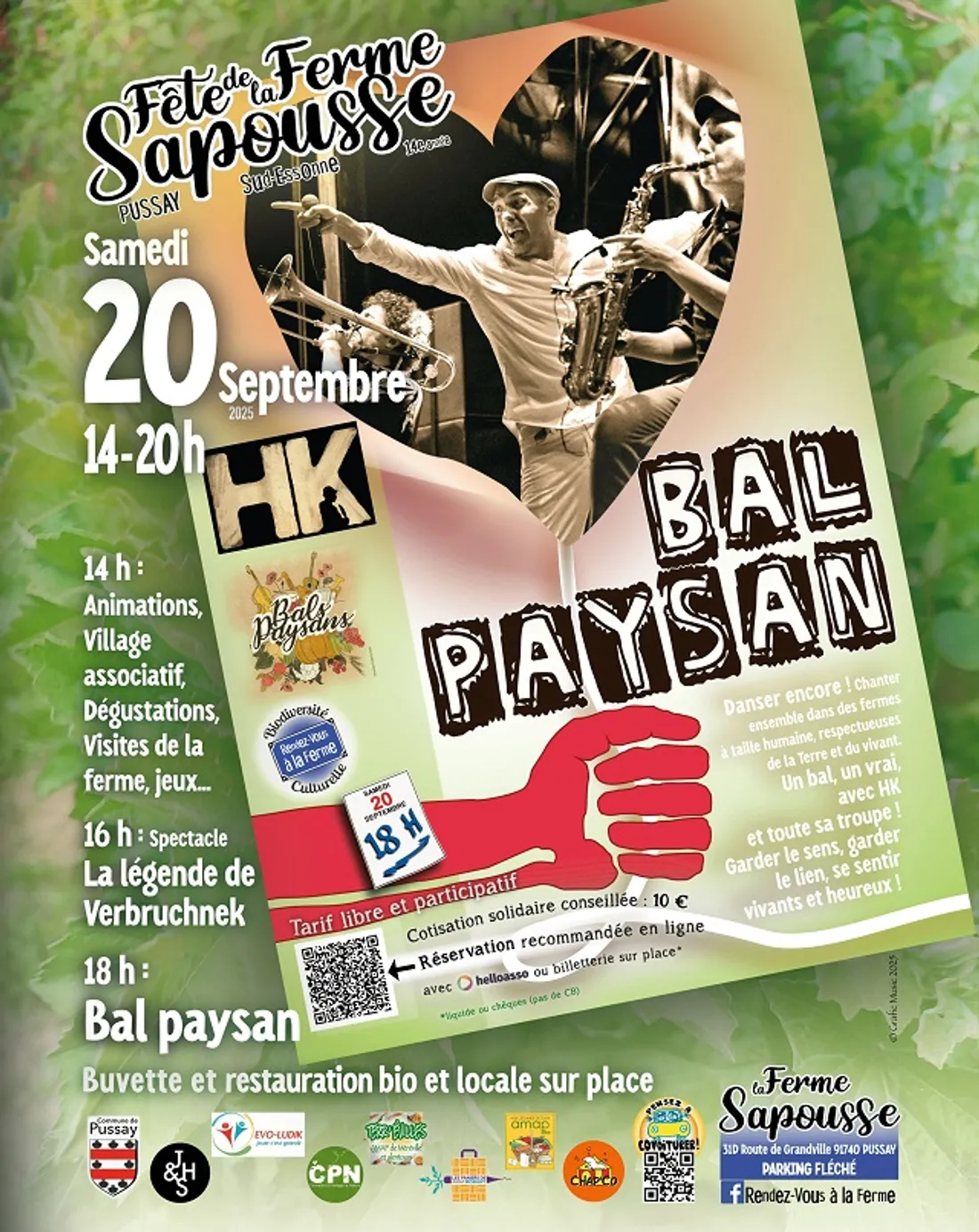 PUSSAY (91) - Fête et bal paysan avec HK