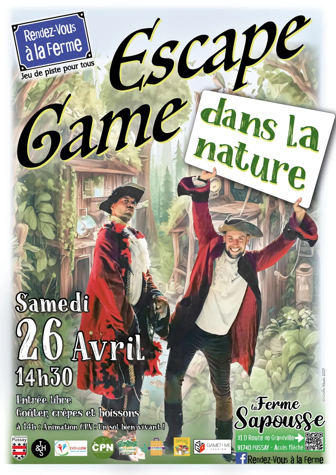 PUSSAY (91) – Escape game à la Ferme Sapousse