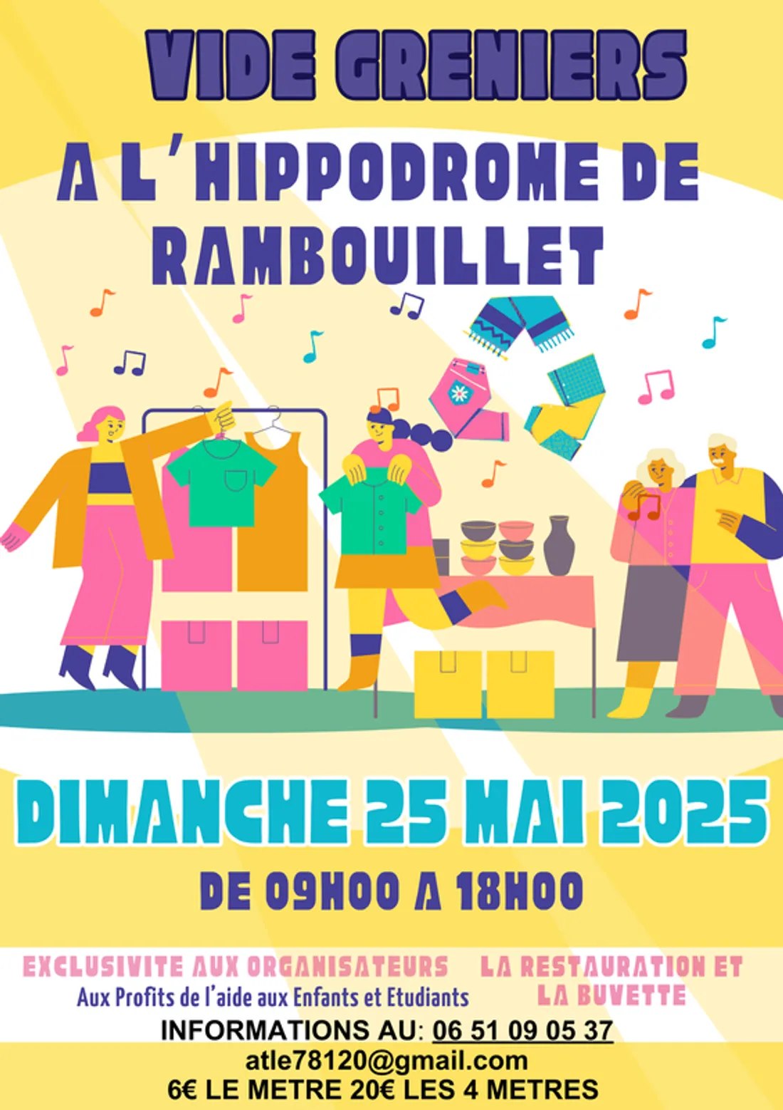 RAMBOUILLET (78) - Vide-greniers à l'hippodrome