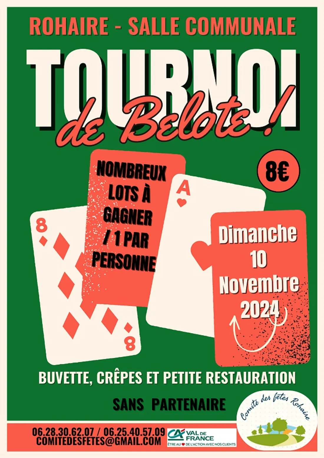 ROHAIRE - Tournoi de belote