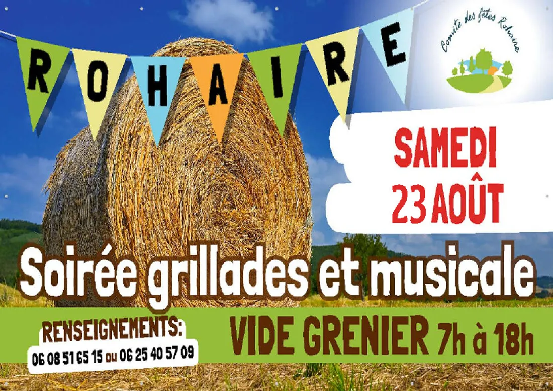 ROHAIRE - Vide-greniers et soirée grillades