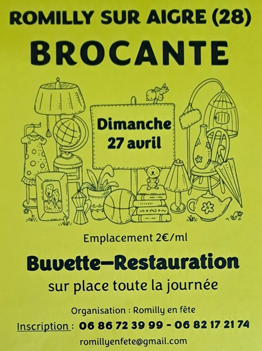 ROMILLY-SUR-AIGRE - Brocante de Romilly en Fête