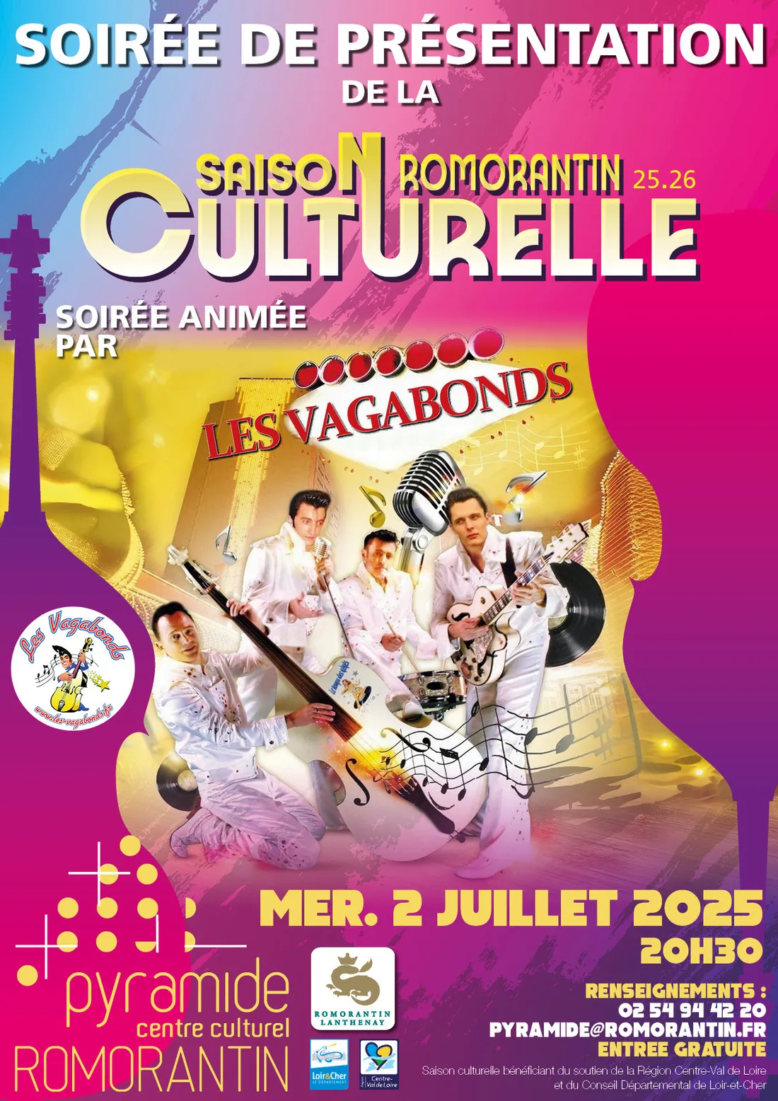 ROMORANTIN (41) - Soirée de présentation de la saison culturelle