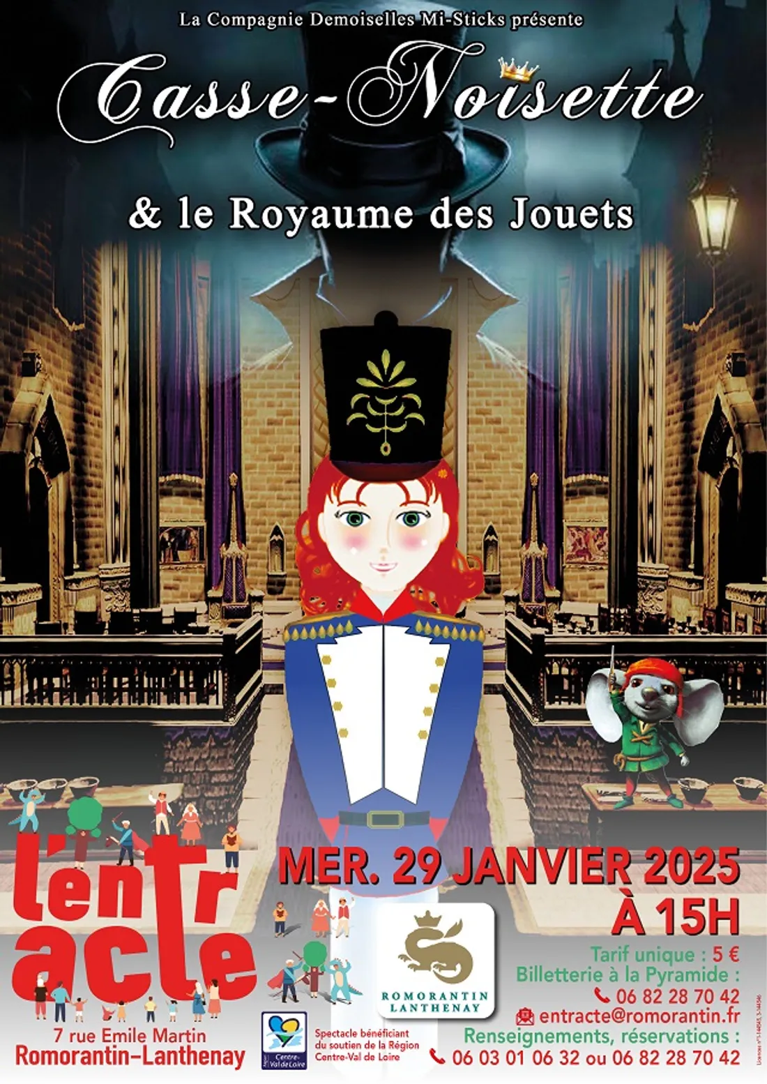 ROMORANTIN (41) - Spectacle : Casse-noisette et le royaume des jouets