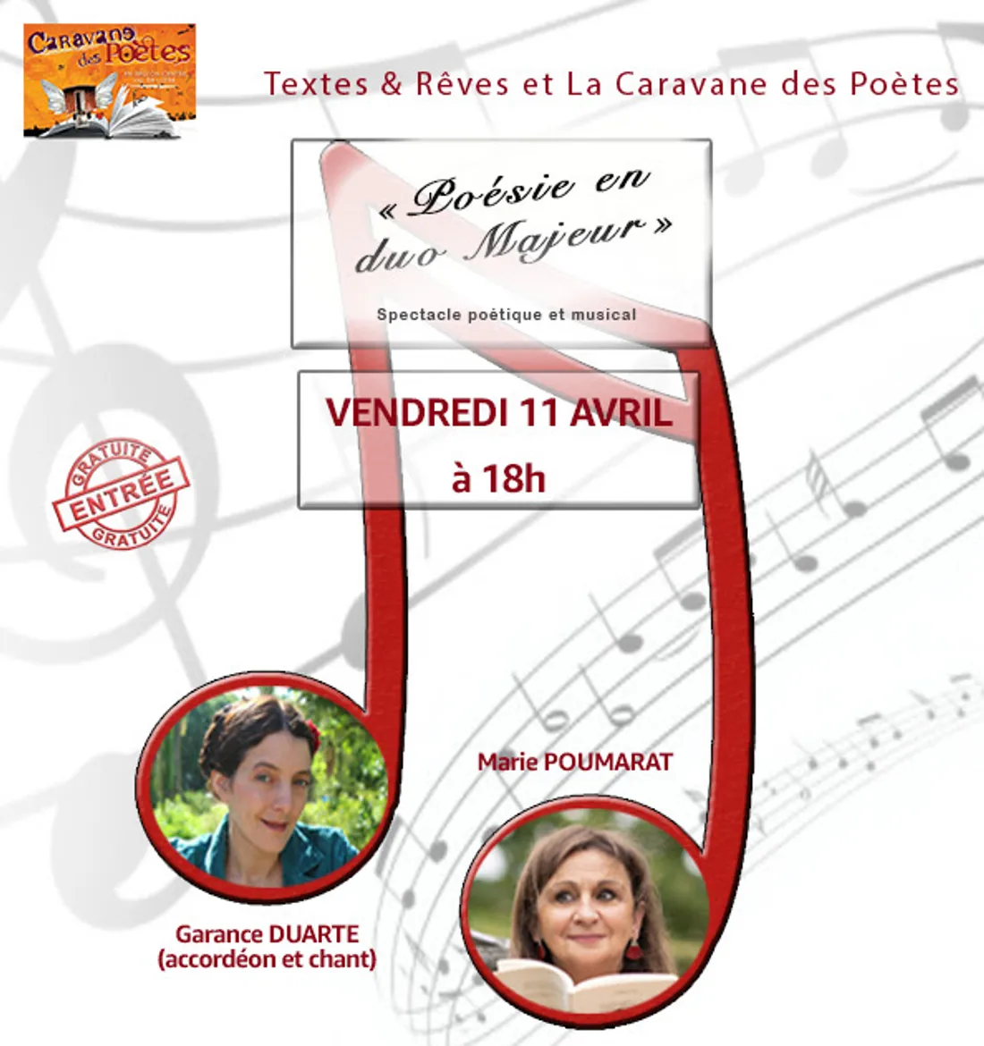 SAINT-ANDRÉ-DE-L'EURE (27) - Poésie en duo majeur