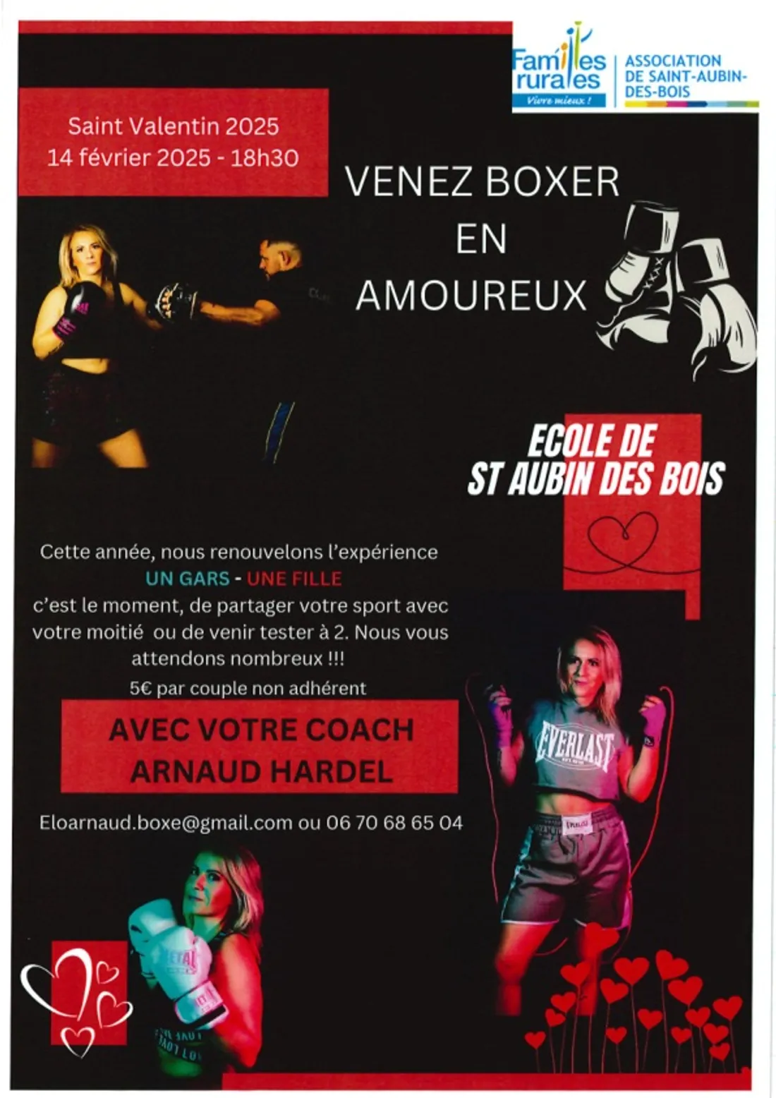SAINT-AUBIN-DES-BOIS - Venez boxer en amoureux