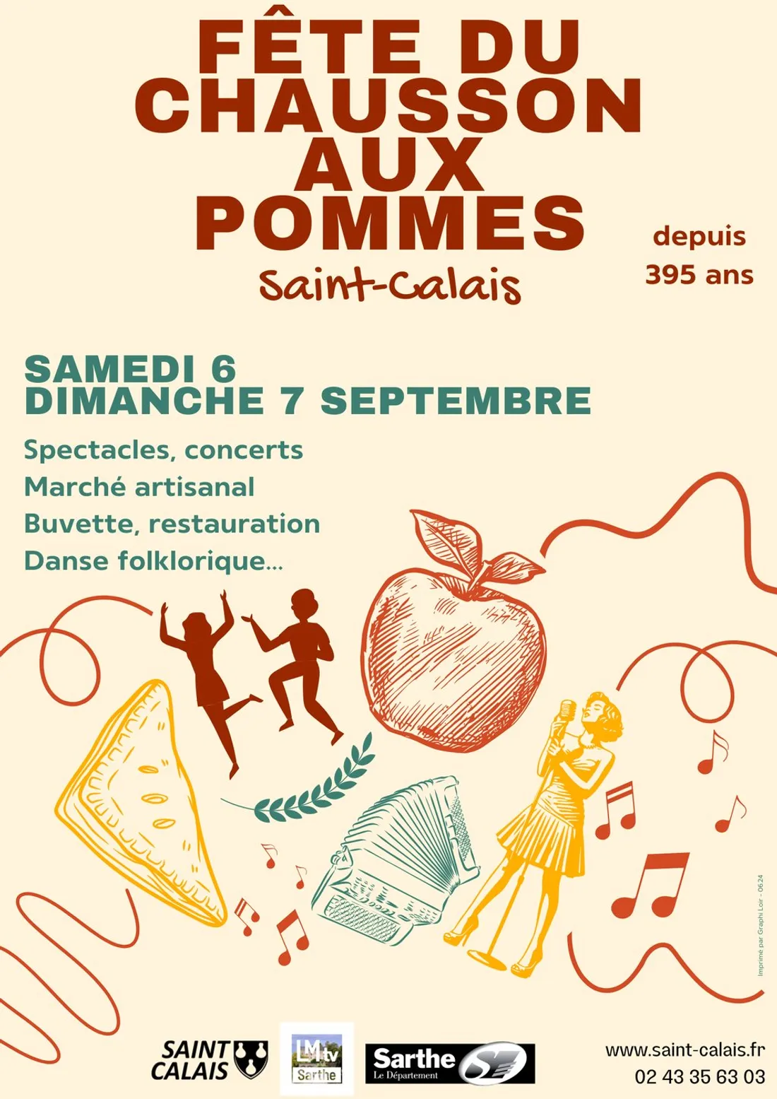 SAINT-CALAIS (72) - Fête du chausson aux pommes