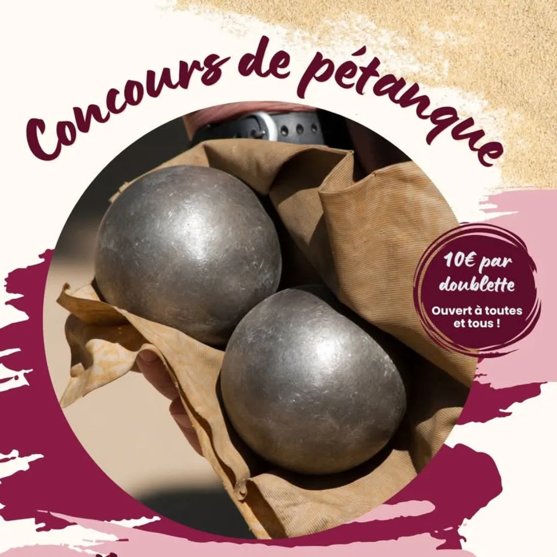 SAINT-DENIS-D'AUTHOU - Concours de pétanque